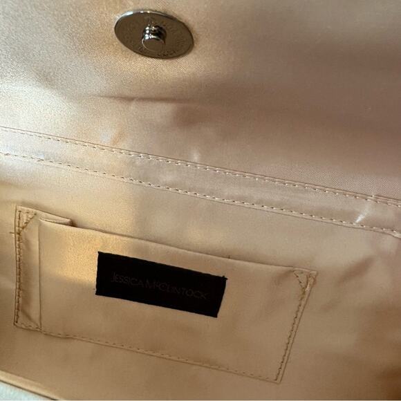 Jessica McClintock Champagne Clutch - Picture 3 of 5